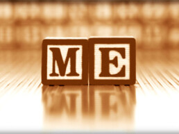 childrens blocks spell me selfishness