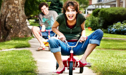 adults riding bikes riding tricycles silly adults