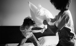 have more fun pillow fight - crazy fun