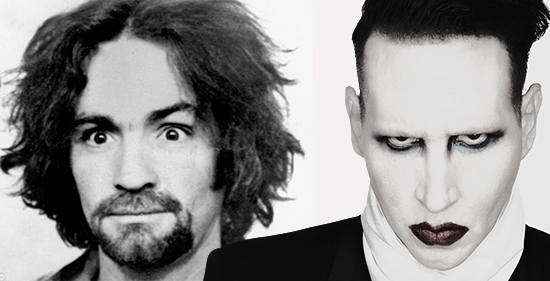 Charles Manson and Marilyn Manson Charles Manson and Marilyn Manson