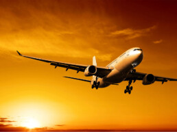 back to reality — plane departing against golden sunset - The Best Advice So Far