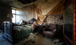The Best Advice So Far - dwelling - dilapidated bedroom in what appears to have been an old, wealthy home