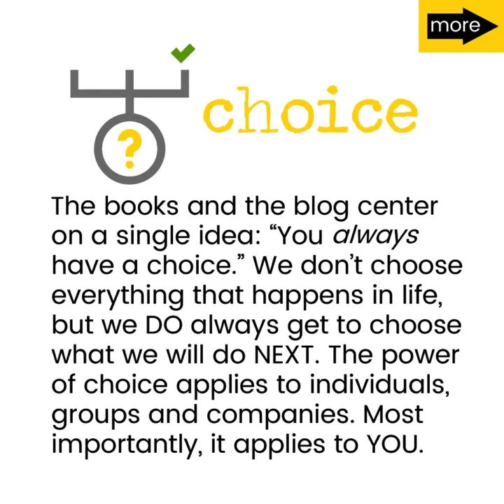 The books and the blog center on a single idea: 